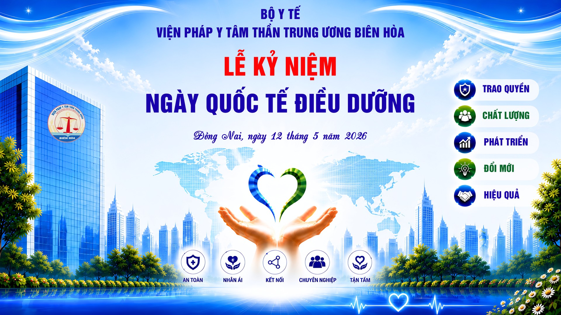Viện Pháp y tâm thần Trung ương Biên Hòa: Nhiều hoạt động chào mừng ngày Quốc tế Điều dưỡng 12/5/2026